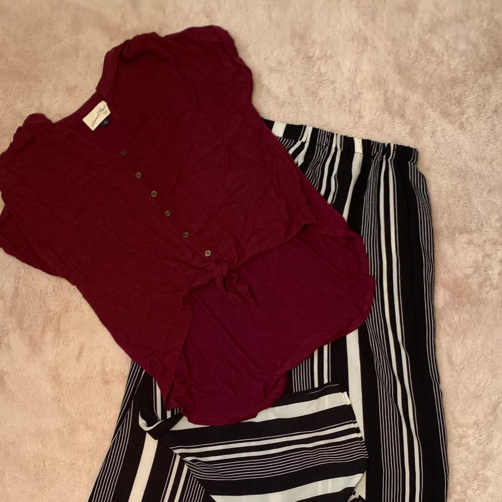Skirt and shirt
